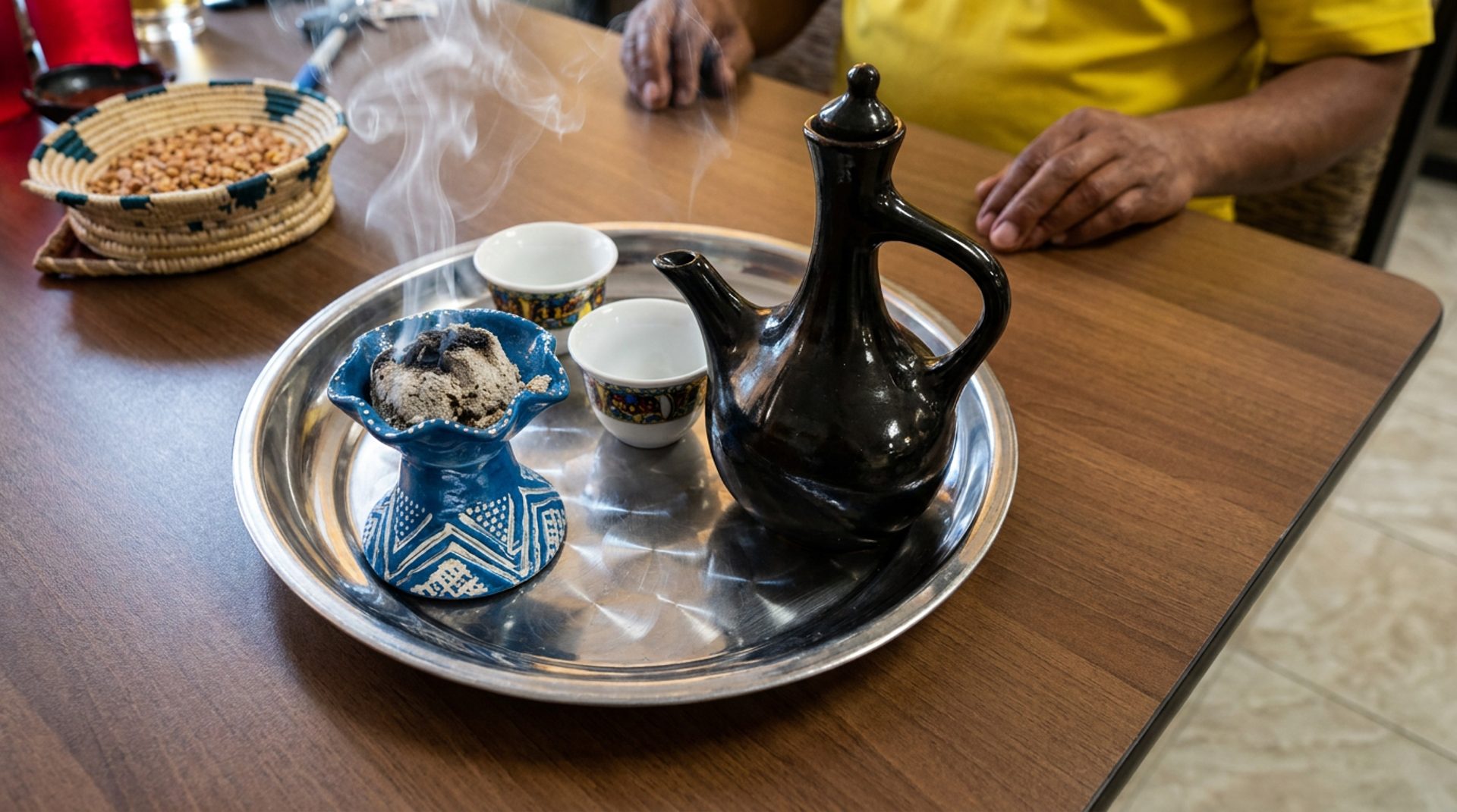 Jebena, incense, and community